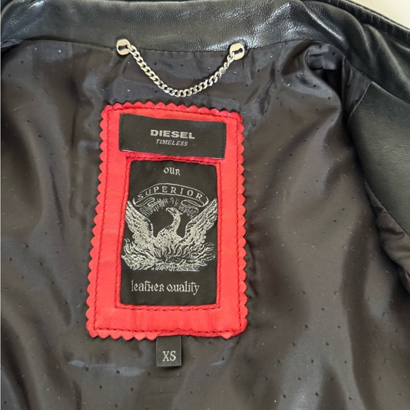 DIESEL L-ROSHI Leather jacket - Picture 10 of 15